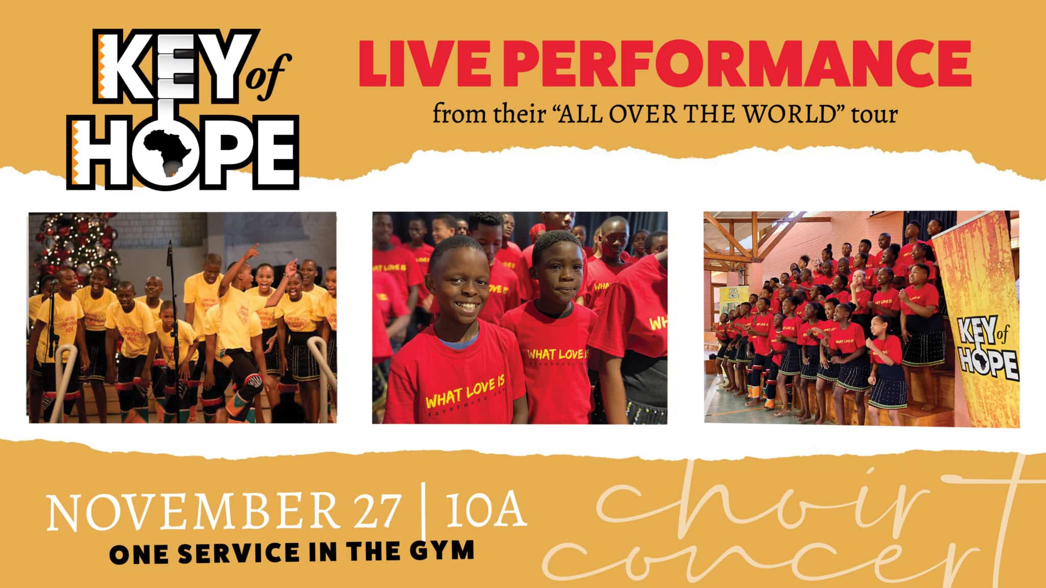 kids from key of hope choir in africa