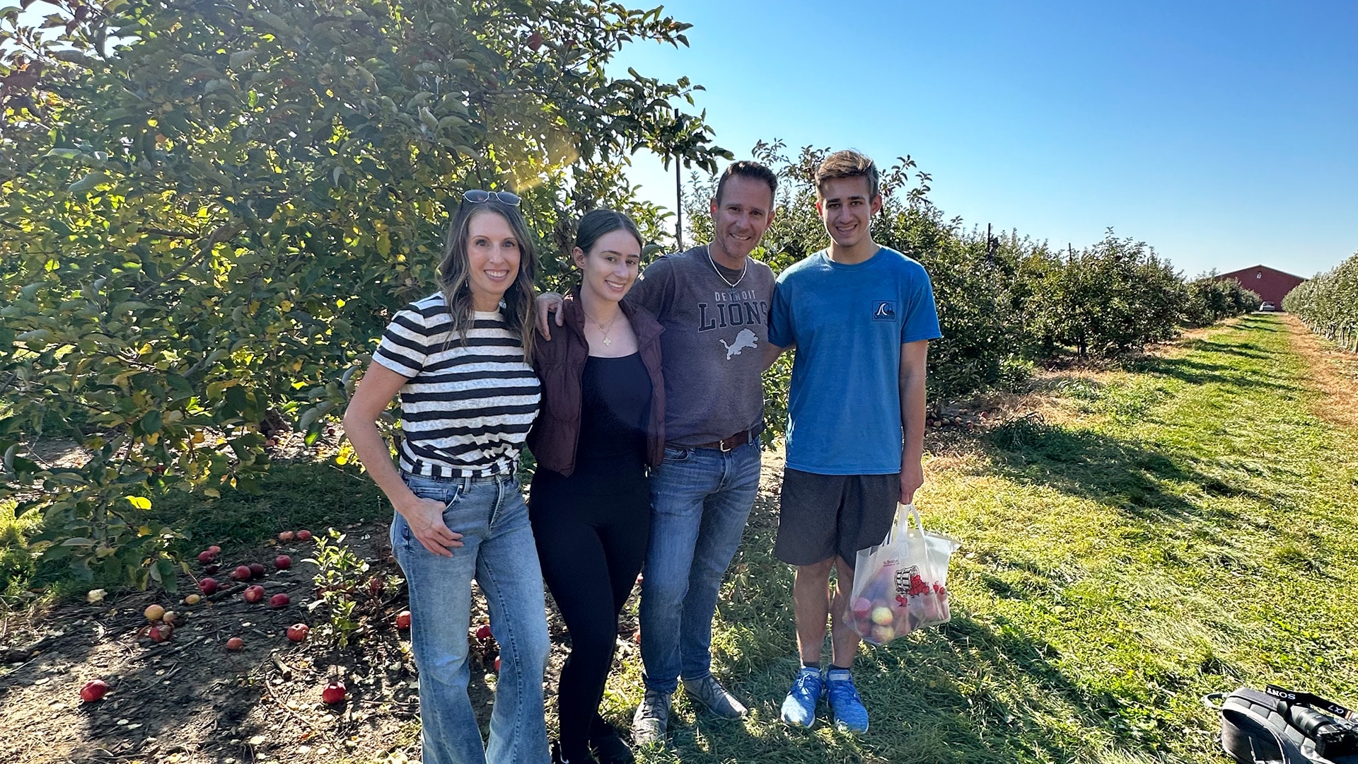 family smiling