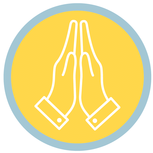 praying hands icon