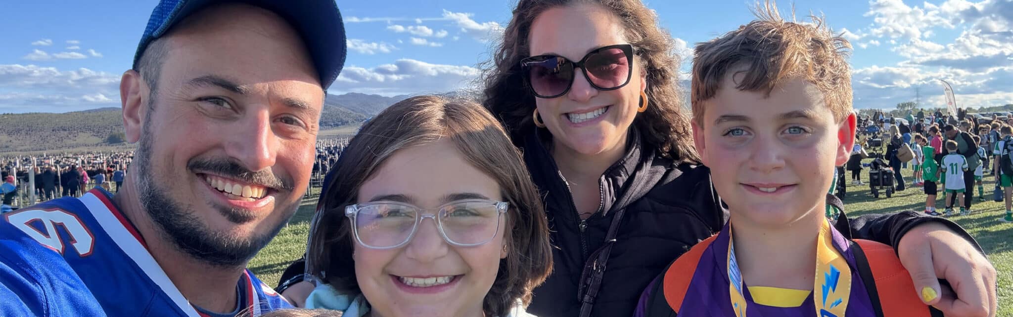 Tanya Berry and her husband, son and daughter.