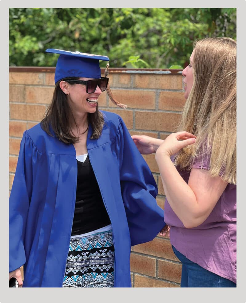 Adult graduation.